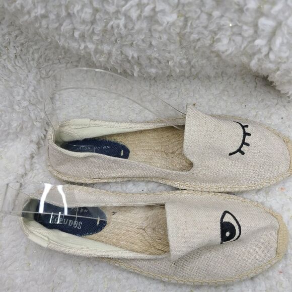 Soludos x Jason Polan‎ Wink smoking slippers espadrilles size 8.5 - Picture 2 of 6